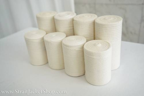 Our XXXLong Mummification bandages are now also available in 10cm (3.9inch) Width! Shorter bandages 