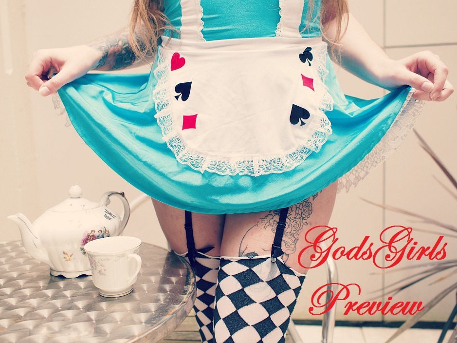 godsgirlsdoe:  Sooo I did this Alice In Wonderland set for GodsGirls.com! 