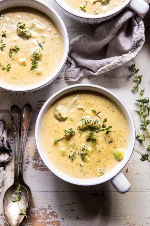 savorytoothgirl:instant pot broccoli cheddar and zucchini soup