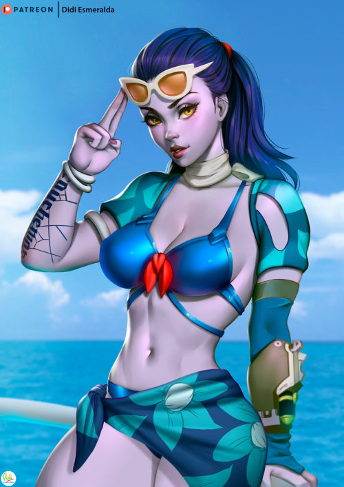 didiesmeralda: Widowmaker Summer Skin - Others versions - rewards on Patreon