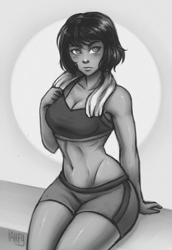 iahfy:  workout opal &amp; kuvira for patreon 