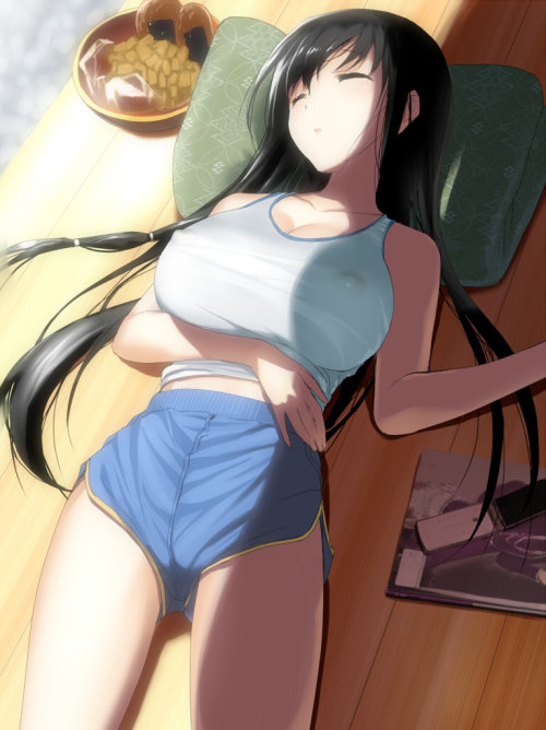 realotakuman:  iwato kasumi (saki) drawn by uiui (umegayu) - Danbooru
