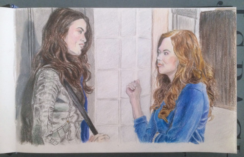 Allison and Lydia as seen in S01e01 Wolf Moon 