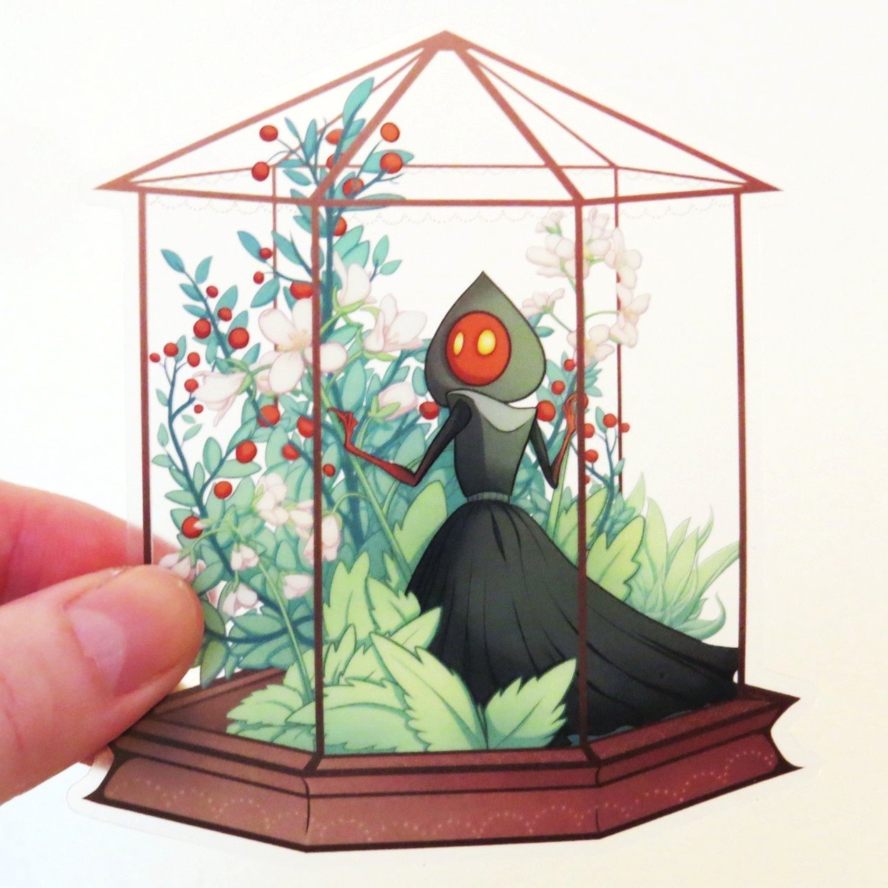 sosuperawesome:  Cryptid Terrarium Stickers and Pins Eldritch Rach on Etsy See our