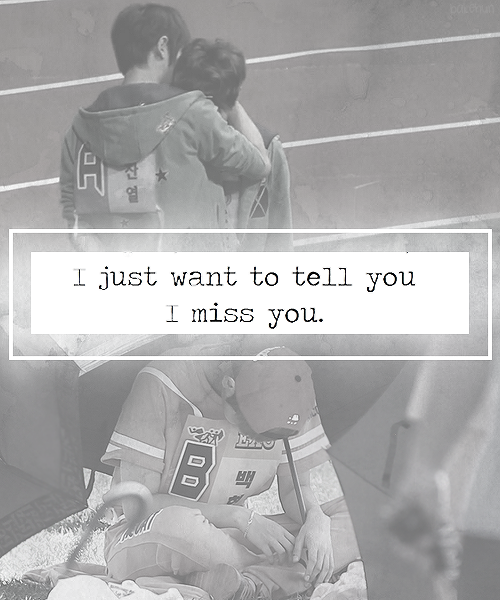 I miss you.. | via Tumblr on We Heart It. https://weheartit.com/entry/76424977/via/ImOnlyWaiting