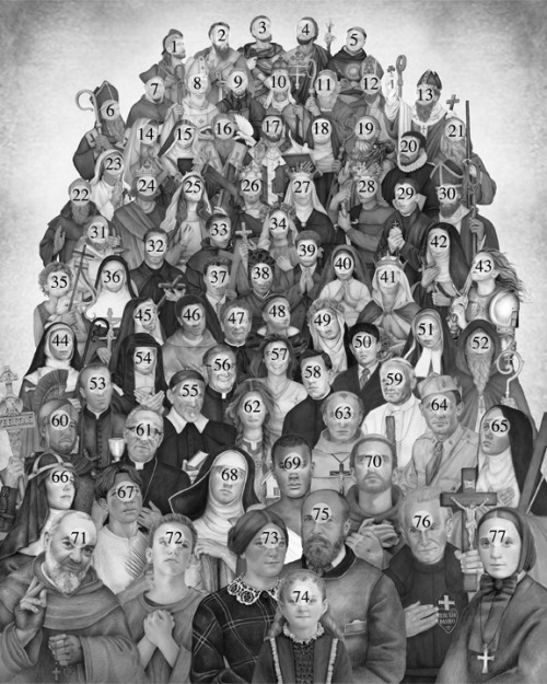 portraitsofsaints:All Saints Day“To become a saint means to fulfill completely what we already are, 