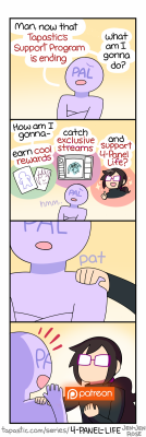 4-panel-life:  Hey pals!You can now support