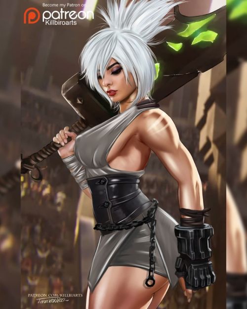 killbiroarts:  ⭐RIVEN LEAGUE OF LEGEND⭐ this is the end result of this art based on the amzing cosplayer @vkryp Hope you like it ‍👇👇👇👇👇👇👇👇👇👇👇👇👇👇👇👇👇👇👇 support me if you want to have more up