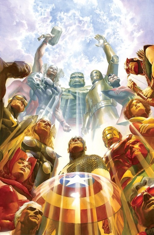 cantstopthinkingcomics:Avengers by Alex Ross