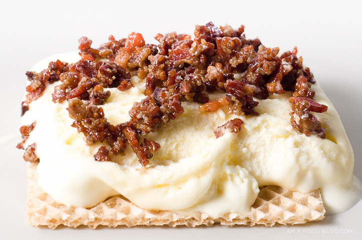 foodishouldnoteat:  fullcravings:  Brown Sugar Bacon Ice Cream Sandwich  if you love