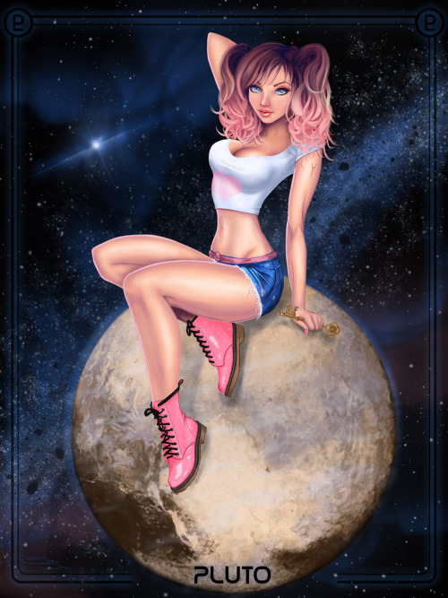 ‘Pluto’A personification of the planet and mythological figure.Illustration by Stephanie Shimerdla (