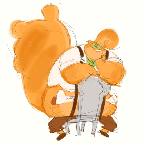 Trying to switch over to clip paint studio and trying to draw more of my own characters and Oranhamm