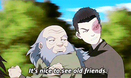 zuzuthefirelord:gif request: favourite familial relationship                 Uncle Iroh & Zukoas