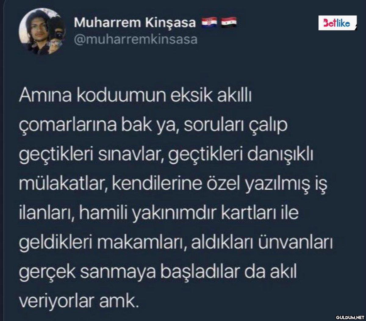 Muharrem Kinşasa...