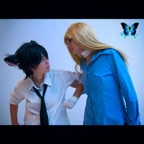 Me as Soubi, @chibi_zozo as Ritsuka. Anime - Loveless 2013 Find me on facebook! - MeiCosplay #cospla