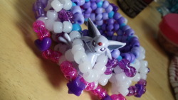 kandieddubstep:  Espeon cuff!:) 