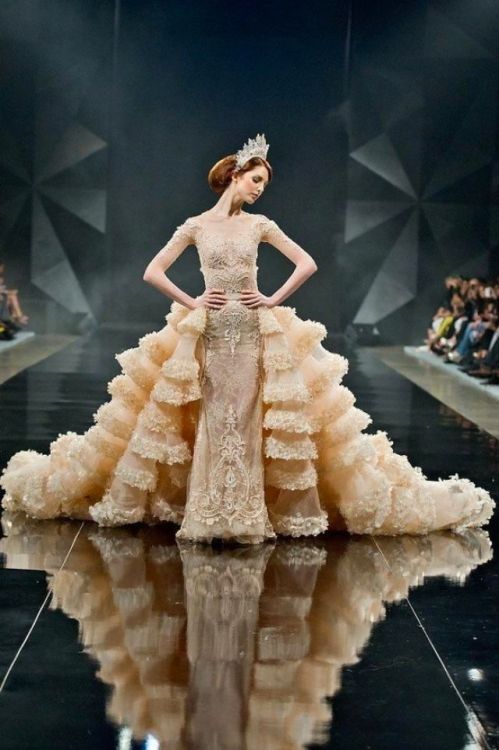 Fashion by Michael Cinco from his couture collection &ldquo;The Impalpable Dream of Russia&rdquo;