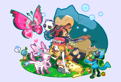 neku-sakuraba: official pokemon art work