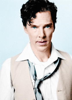 lewis-tan: Benedict Cumberbatch for Vanity Fair (recolored by shakespearee) 