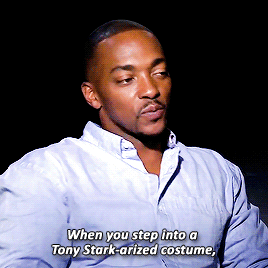 anthonymackiesource:  Tell me how you felt with that upgraded [Falcon] costume…
