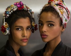 aetsogard:  pooja and aya @ dolce & gabbana