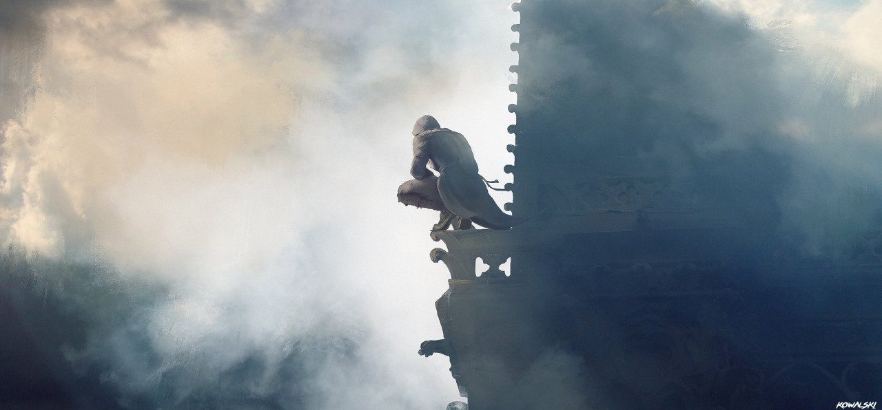 dylan-kowalski:  Assassin’s Creed Unity Fan Art - Really awesome to trying new