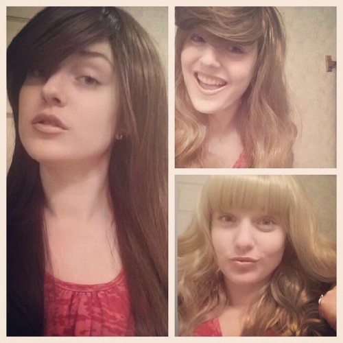 veganbutt:New wigs!! #me #longhairdontcare