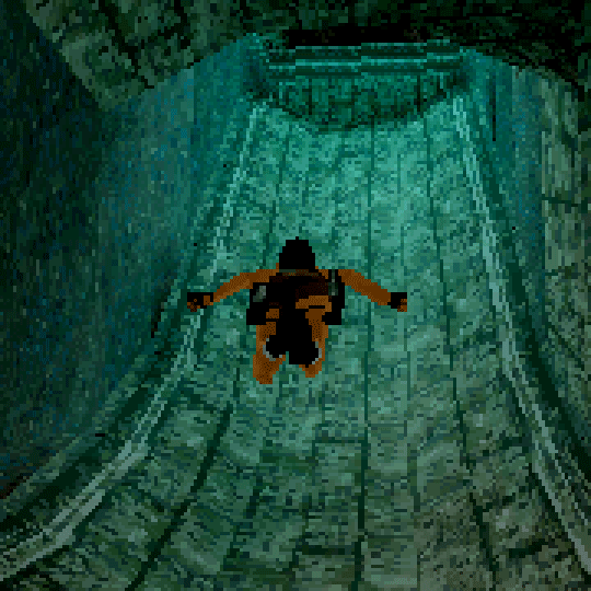 segacity: Scenery: Water effects, from ‘@TombRaider’ on the Sega Saturn.