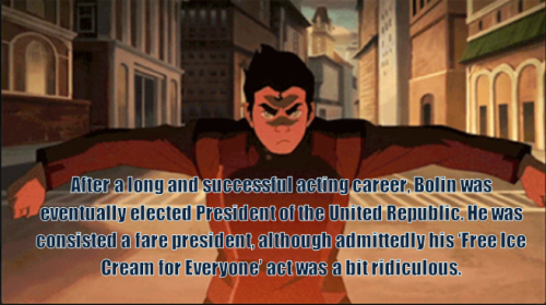 jackdoe:  The Animal House Ending of Korra.  Couldn’t get everyone, but feel free to add you own if you want.