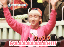 eteru:  Baro hanging out with BANA to cheer for A4 