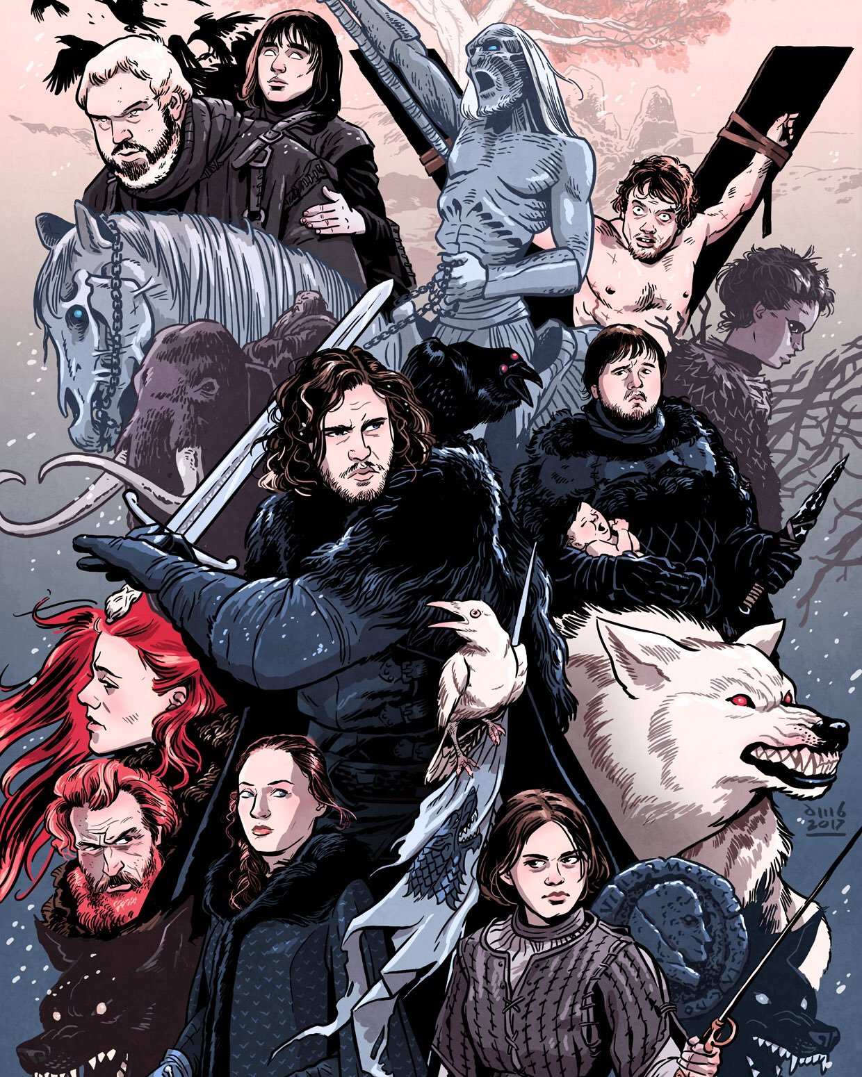 coolpops: Game of Thrones Series |  David M. Buisán - links for prints and other