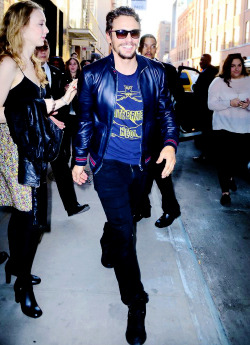 taika-waititi:  James Franco out and about in New York City on April 10th, 2014. 