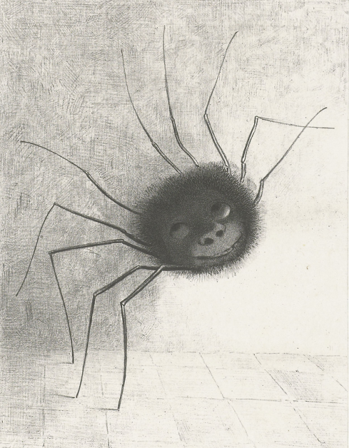 The Spider by Odilon Redon, 1887