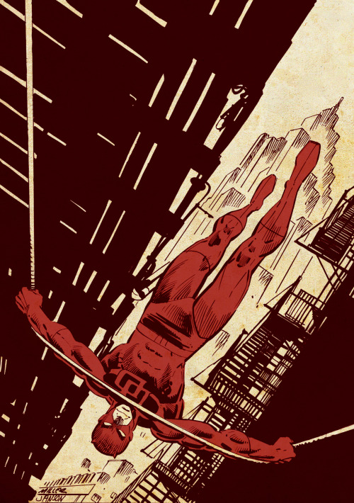 Porn photo comicbookartwork:  Daredevil by Frank Miller