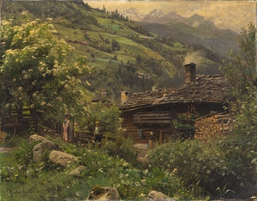 laclefdescoeurs:Gastein, 1912, Peder Mørk Mønsted