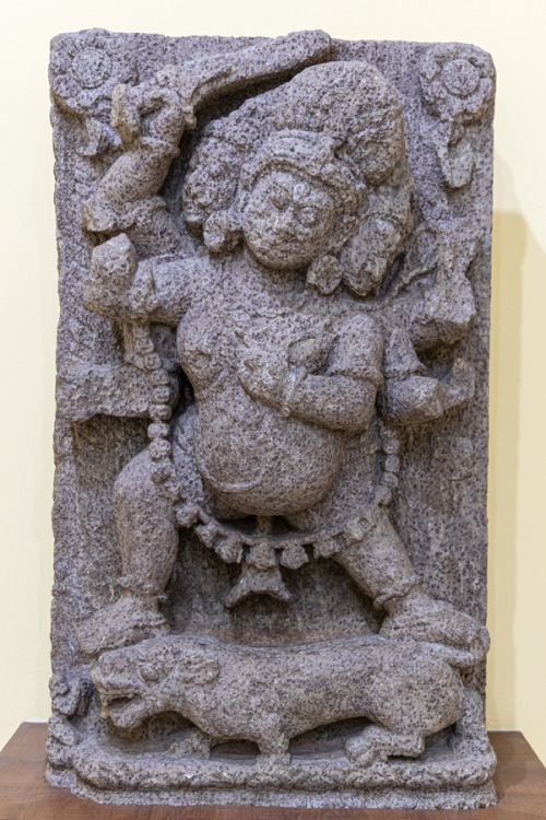 Mahakala? Ratanagiri Archeological Museum, Odisha, photo by Kevin Standage, more at https://kevinsta