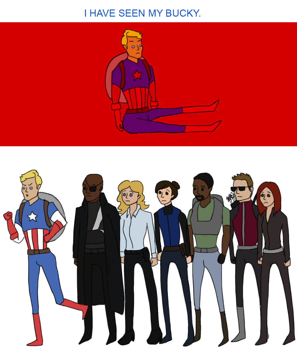 avengersonna:  buckybernes:  foxywinchester:  i want my hat back more like the exact