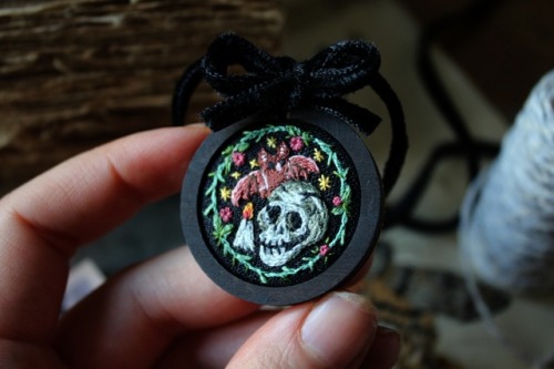 craftandpetrichor: I have made a little retrospective of some of the miniature embroideries I have m