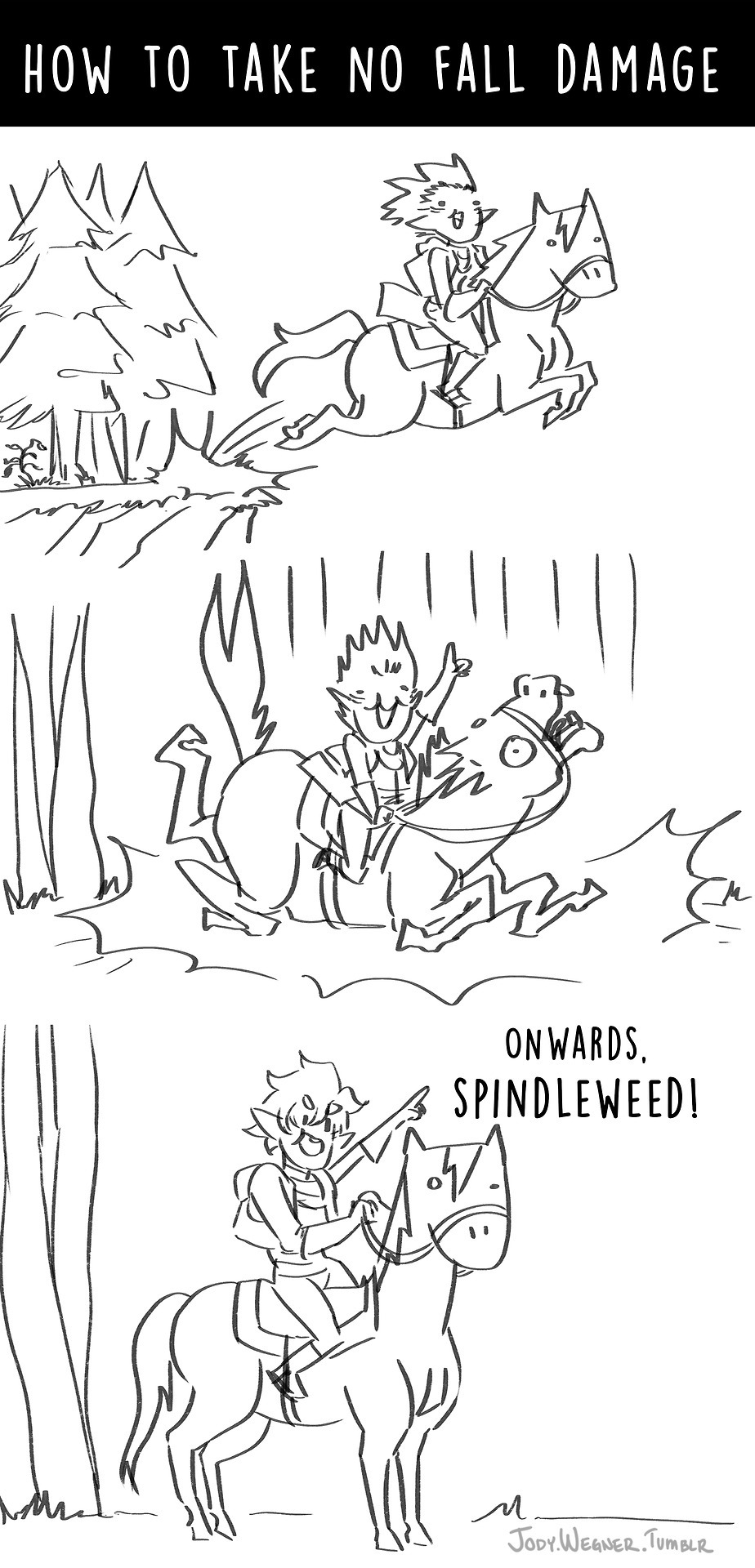 Jody Wegner Art How To Take No Fall Damage In Da I Adahlen