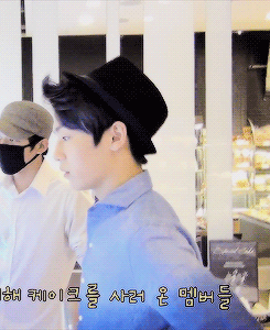 buying cake for chunji 
