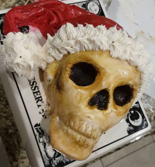 We&rsquo;re having a spooky Christmas party tomorrow, so I decided to make a cake. It&rsquo;