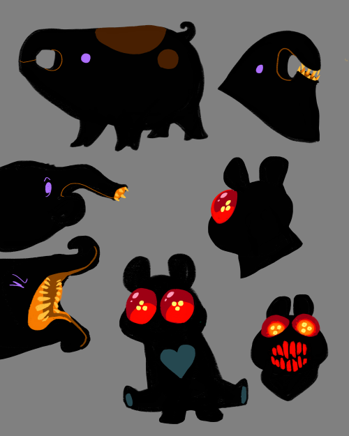 Some creatures i made in highschool.They’re called Peeves, and liked to cause mischief and minor inc