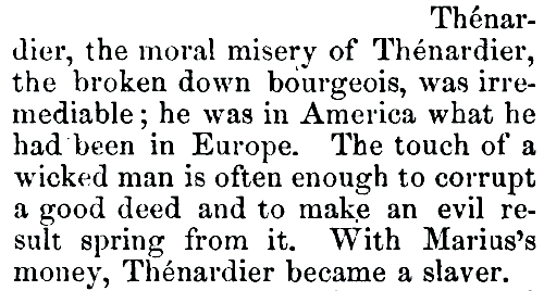 Les Misérables, Victor HugoVol 5, Book 9, Chapter 4