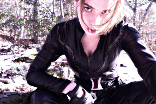 Black Widow/Natasha Romanoff Cosplay by hiddlestalker
