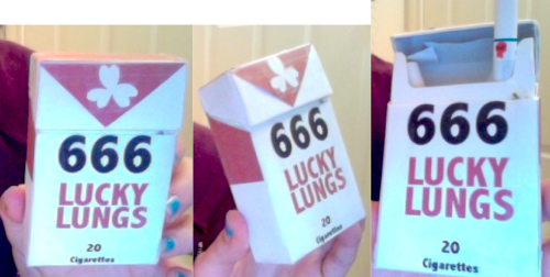 iamthedandyouallwantme:  made Murdoc Niccals’ cigarettes.