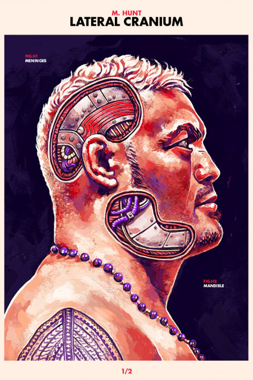 giangalang: Huntonatomy Check it out on Vice’s Fightland! Great artwork!  One of my favorite fight