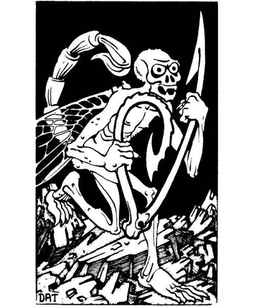 oldschoolfrp:“Bone devils populate the lower planes of Hell.”  (Dave Trampier, AD&D Monster Manu