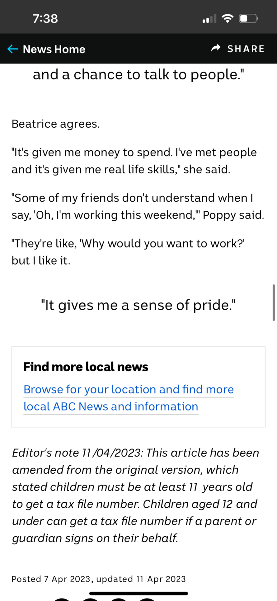 I Have Attached Pictures Of The Whole Article For More Info On The Story.