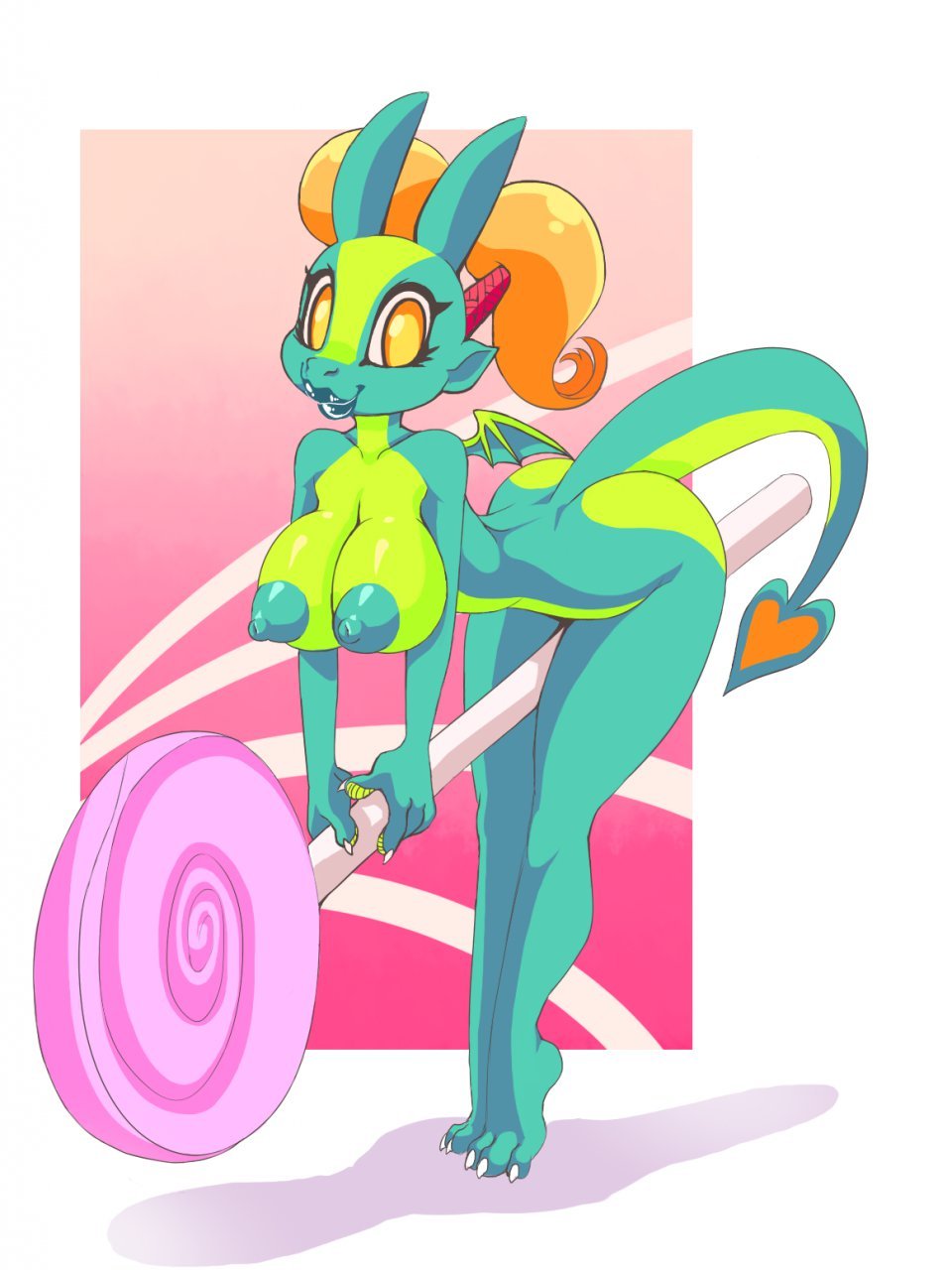 donkocabana:  My dragon girl Lolly by awesome artistic couple: Sif: https://www.furaffinity.net/view/12053176/