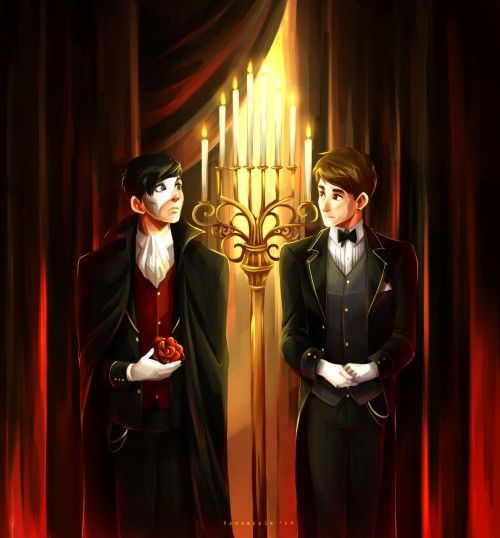 PHANtom of the opera. No…? I'l show myself out. Drew this ‘cause @danisnotonfire and @amazingphil sa